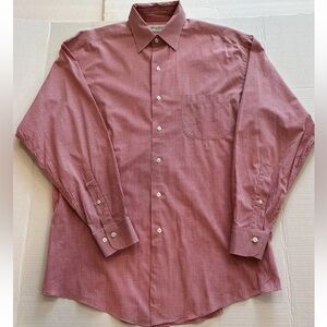 BROOKS BROTHERS Stretch Gingham Long Sleeve Button Down Shirt Men’s 15 1/- 32/33